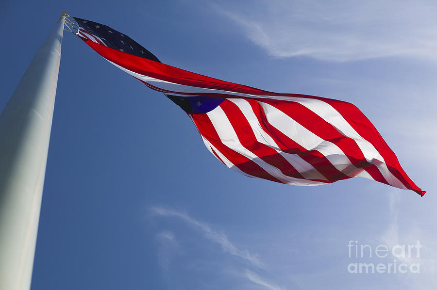 American Flag #3 Photograph by Juan Silva