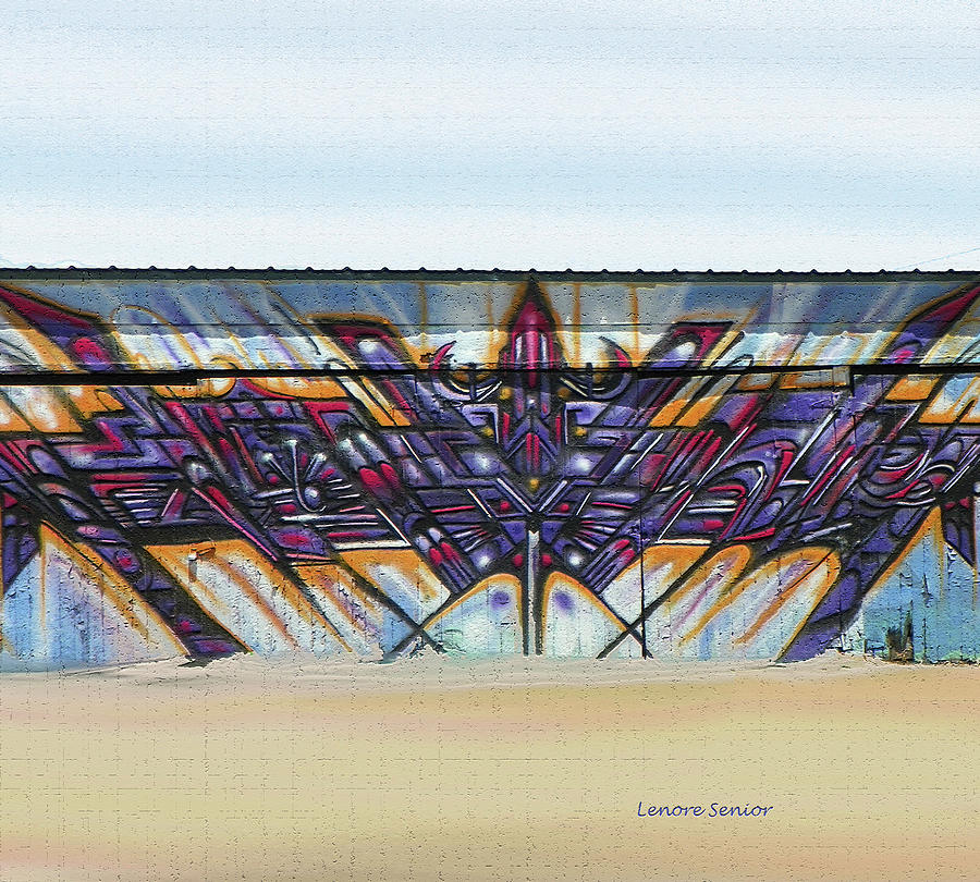 American Graffiti  #1 Mixed Media by Lenore Senior