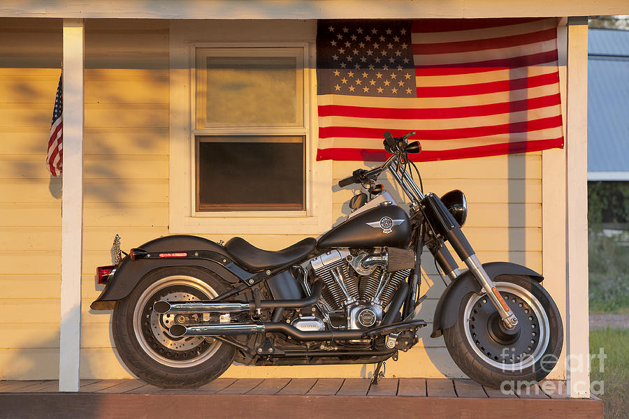 American Pride. Harley Davidson Photograph