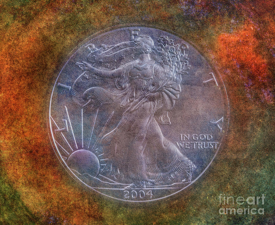 American Silver Eagle Dollar #1 Photograph by Randy Steele