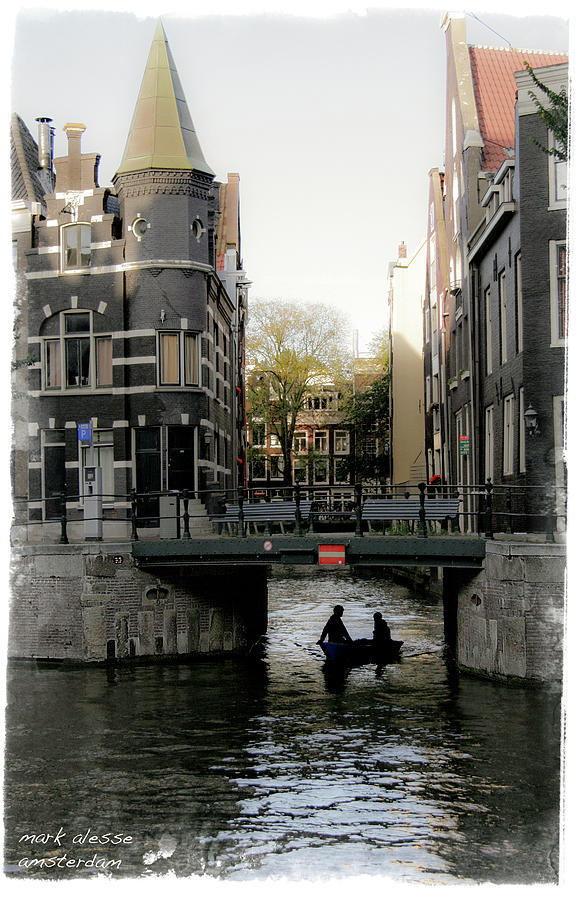 Amsterdam canal #1 Photograph by Mark Alesse