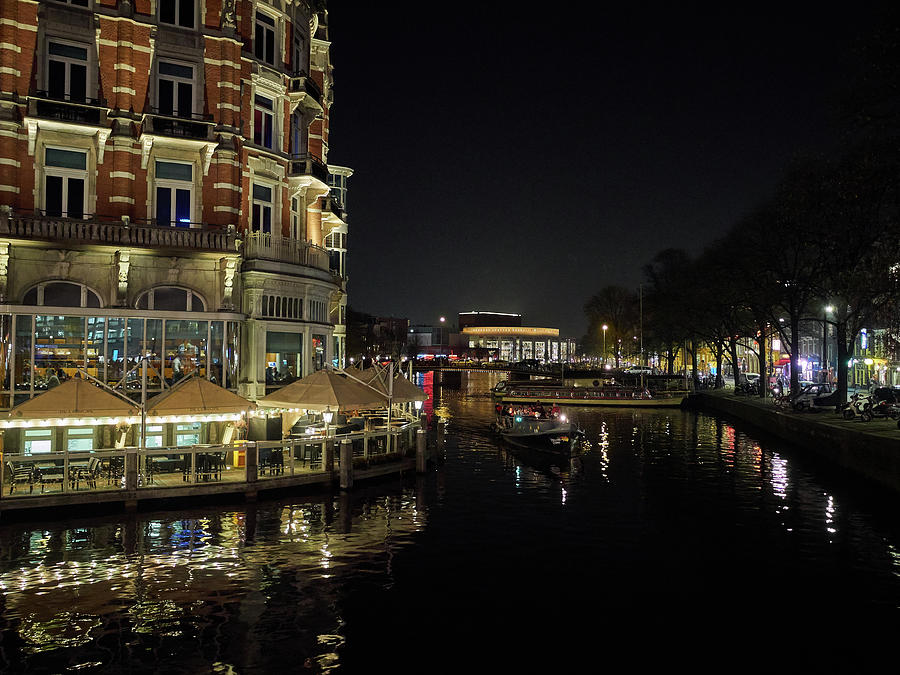 Amsterdam night #1 Photograph by Jouko Lehto