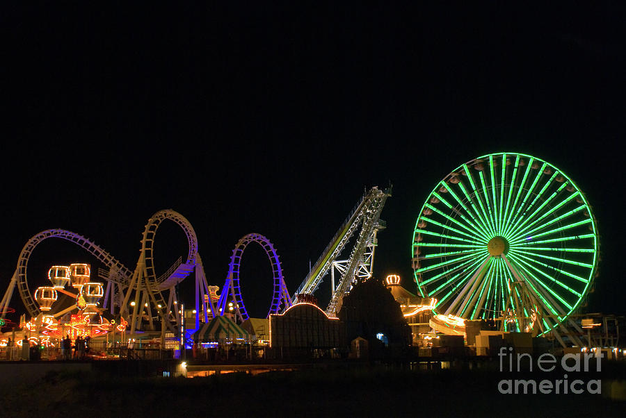 Amusement Pier #1 Photograph by Anthony Totah