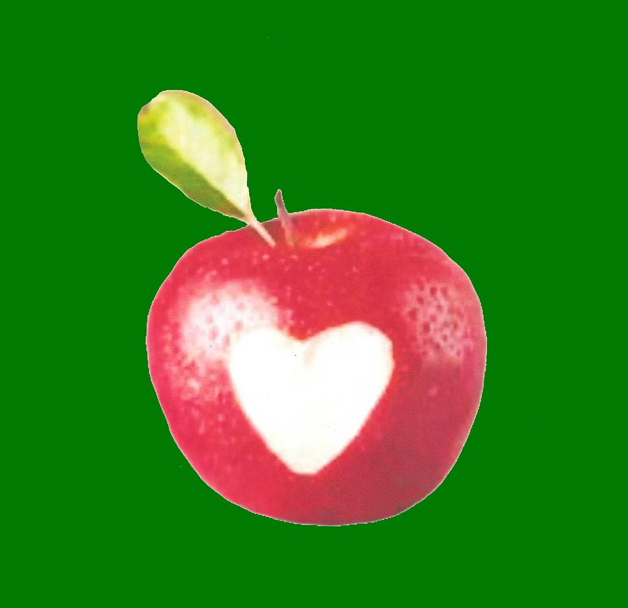 An Apple a Day T-shirt Painting by Herb Strobino