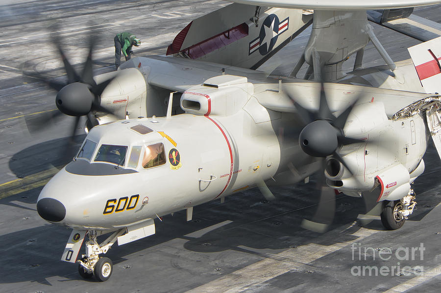 An E-2d Advanced Hawkeye Aboard Uss Photograph