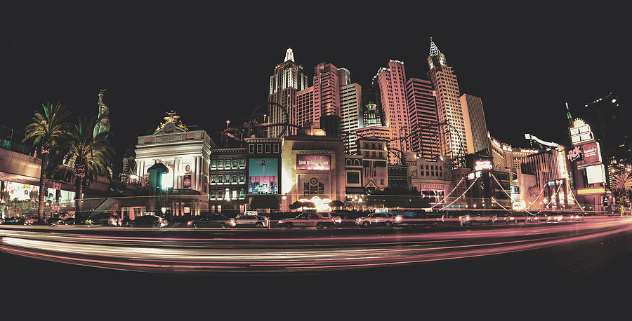 Las Vegas Photograph - An Evening On The Vegas Strip #1 by Mountain Dreams
