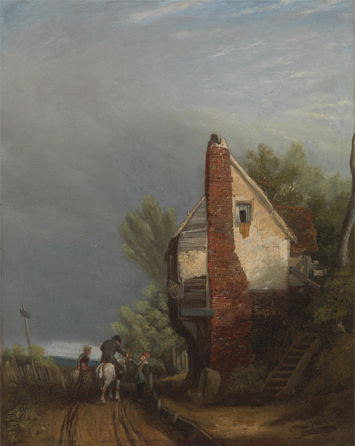 An Old Gable #3 Painting by William Mulready
