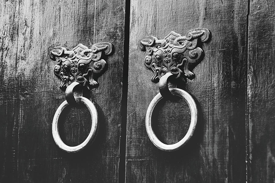 Ancient Door Knockers Of China #1 Photograph by Mountain Dreams
