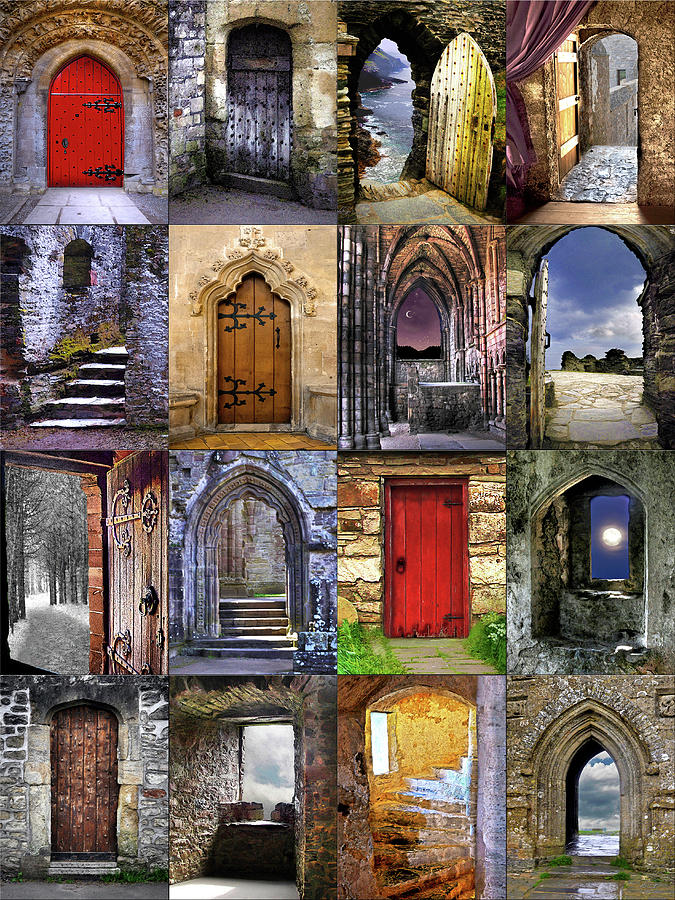 Ancient Doorways #1 Digital Art by Vicki Lea Eggen