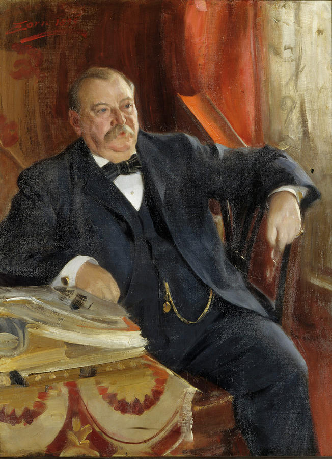 Anders Zorn #1 Painting by Grover Cleveland