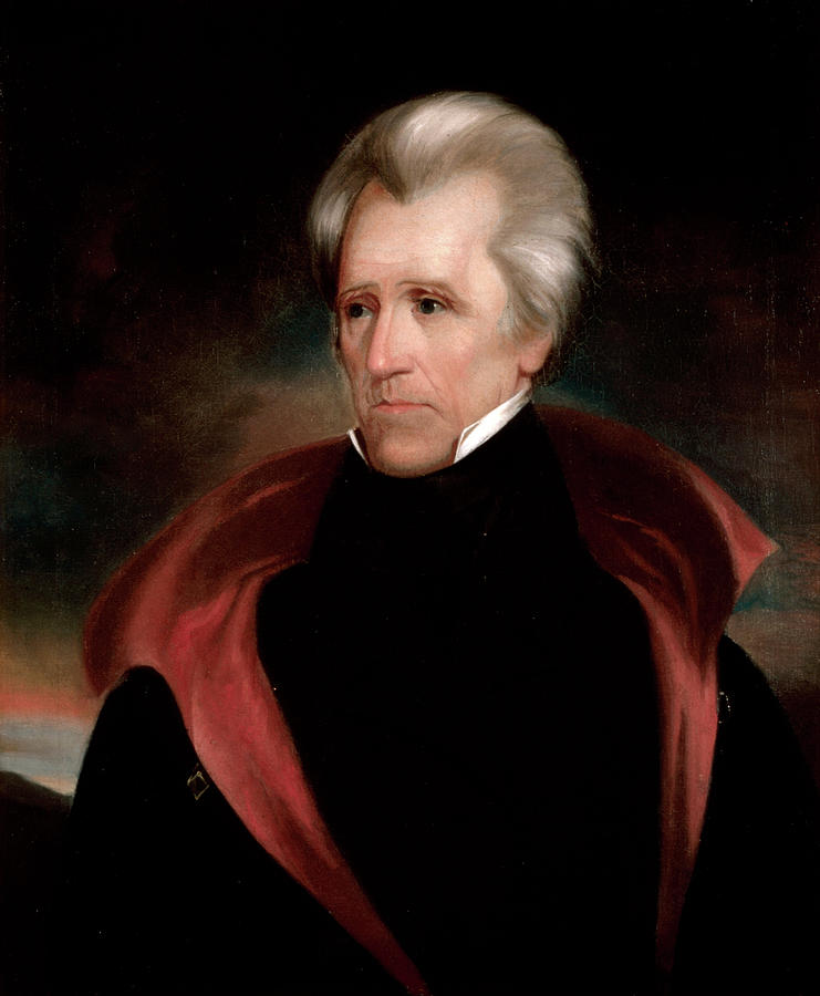 Andrew Jackson #1 Painting by Ralph Eleaser Whiteside Earl