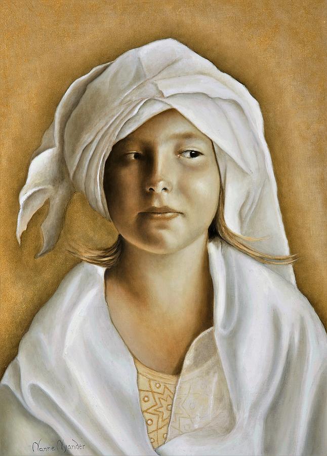 Portrait Painting - Angelinn by Nanne Nyander Portrait Painting - Angelinn by Nanne Nyander