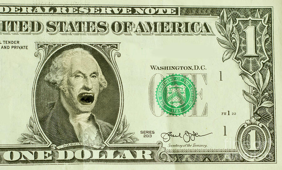 Angry Yelling George Washington #1 Photograph by Ezume Images - Pixels