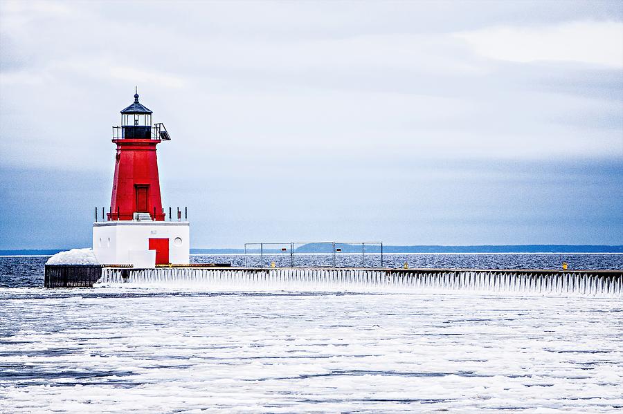 Ann Arbor Lighthouse In Michigan #1 Photograph by Alex Grichenko