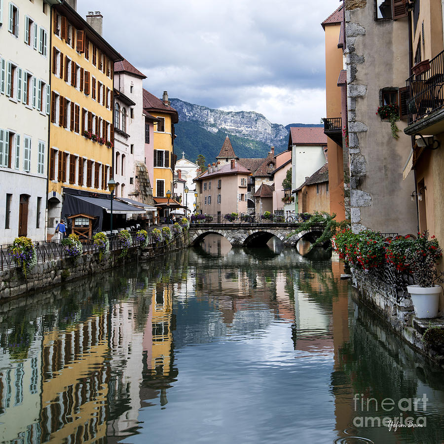 Annecy - The Venice Of France Photograph by Yefim Bam