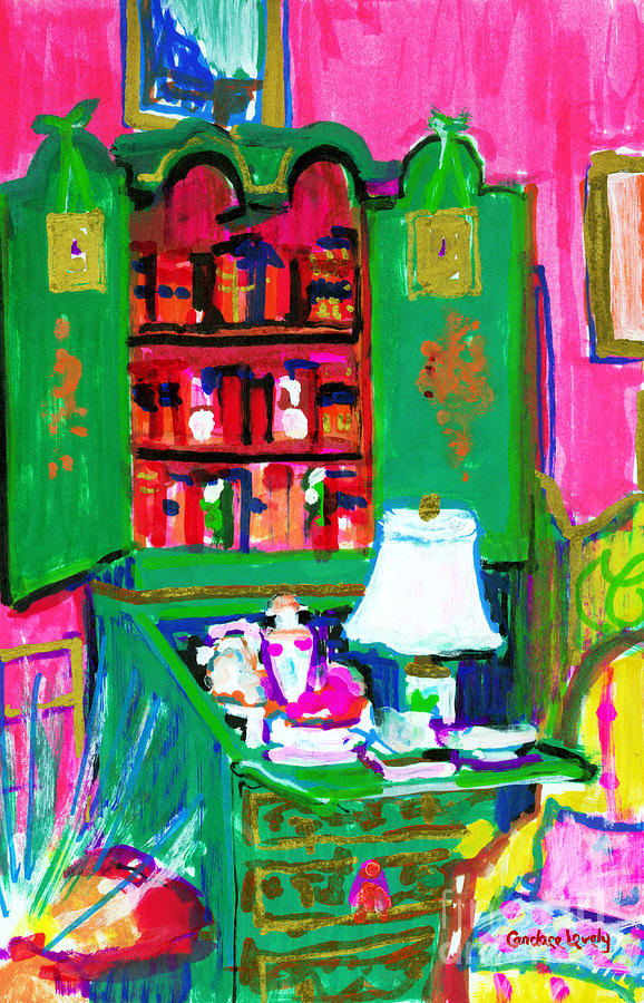 Annes Desk #2 Painting by Candace Lovely