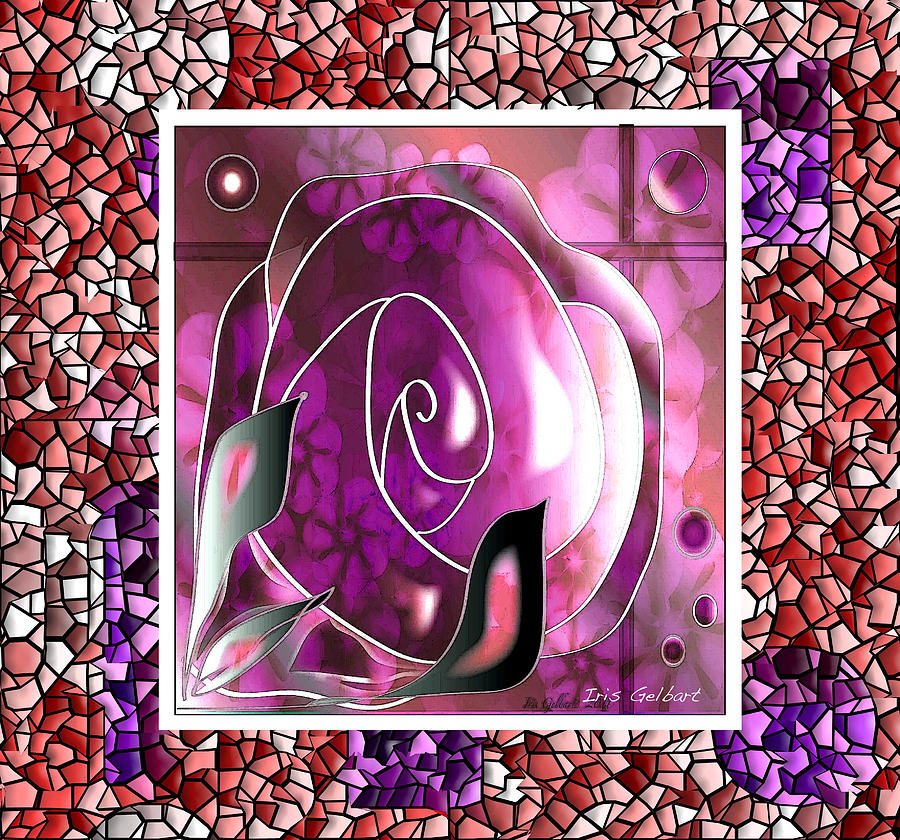 Another Rose #1 Digital Art by Iris Gelbart
