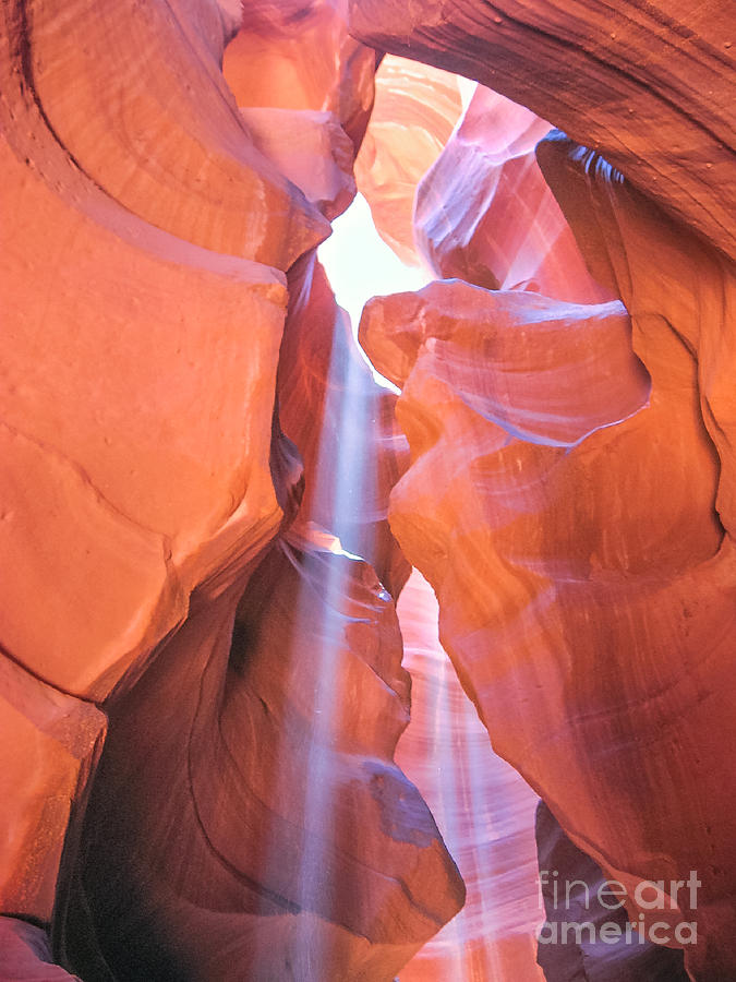 Antelope Canyon vertical #1 Photograph by Benny Marty