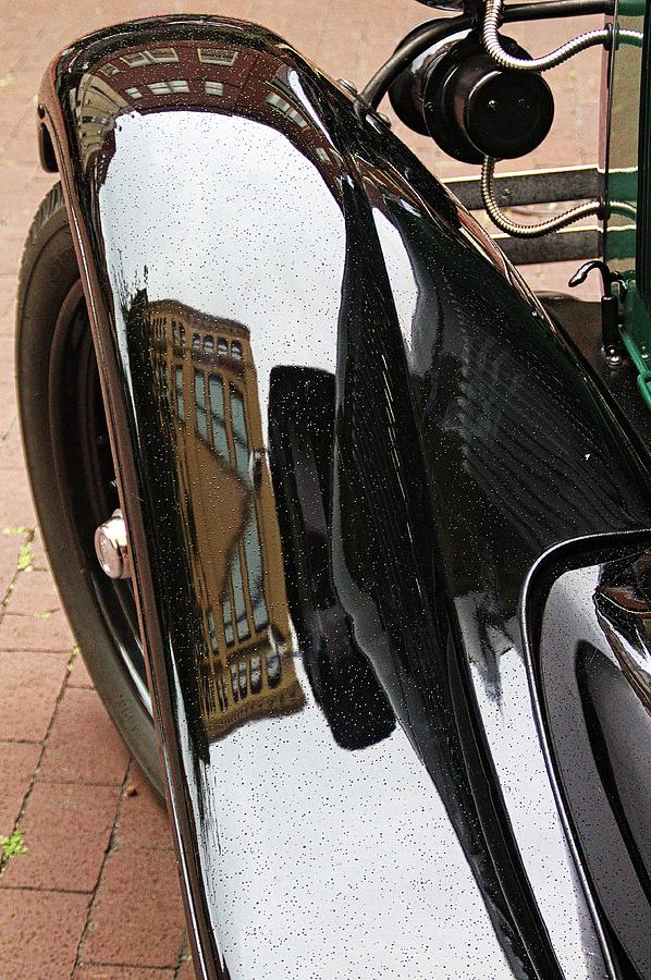 Antique car fender Photograph by Karl Rose - Fine Art America