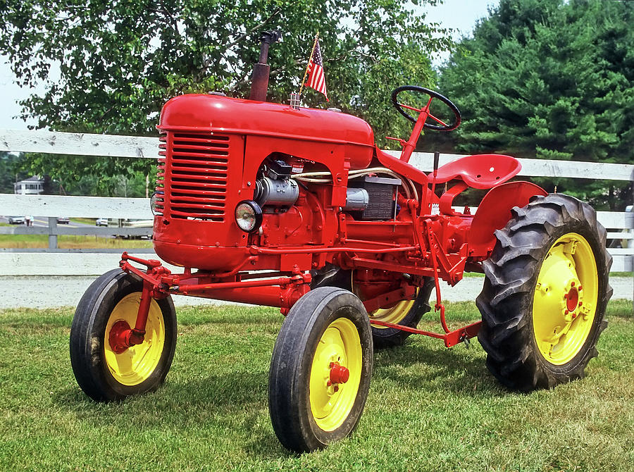Antique Massey Harris Tractor Photograph