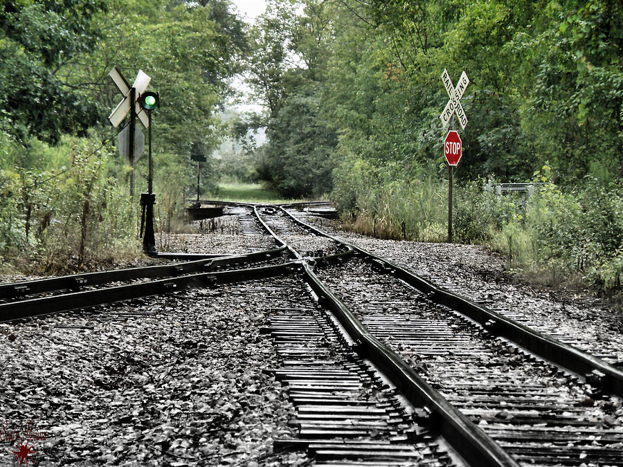 Antique Railroad Track Photograph by Scott Hovind