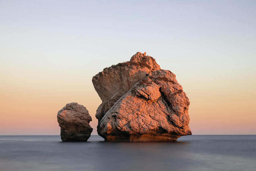 Beach Photograph - Aphrodites Rock - Cyprus #1 by Joana Kruse
