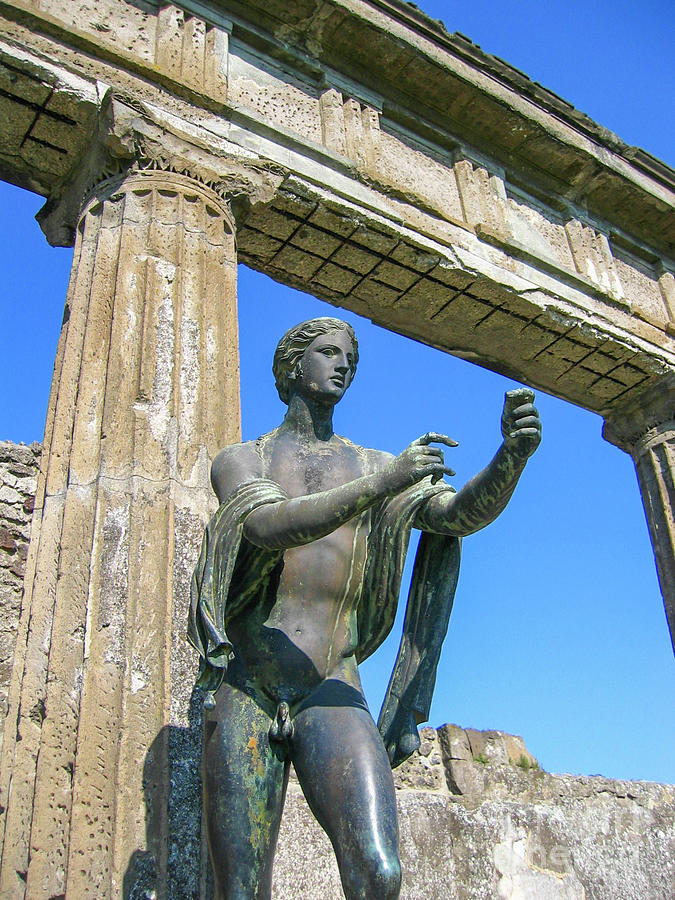 Apollo statue in Pompei Photograph by Patricia Hofmeester