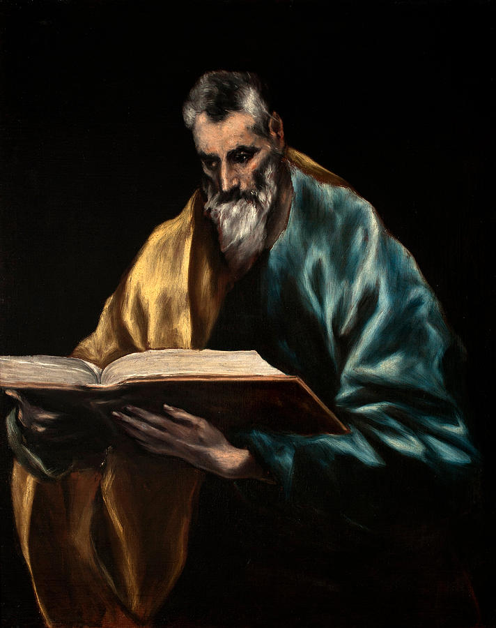 Apostle Saint Thomas #1 Painting by El Greco