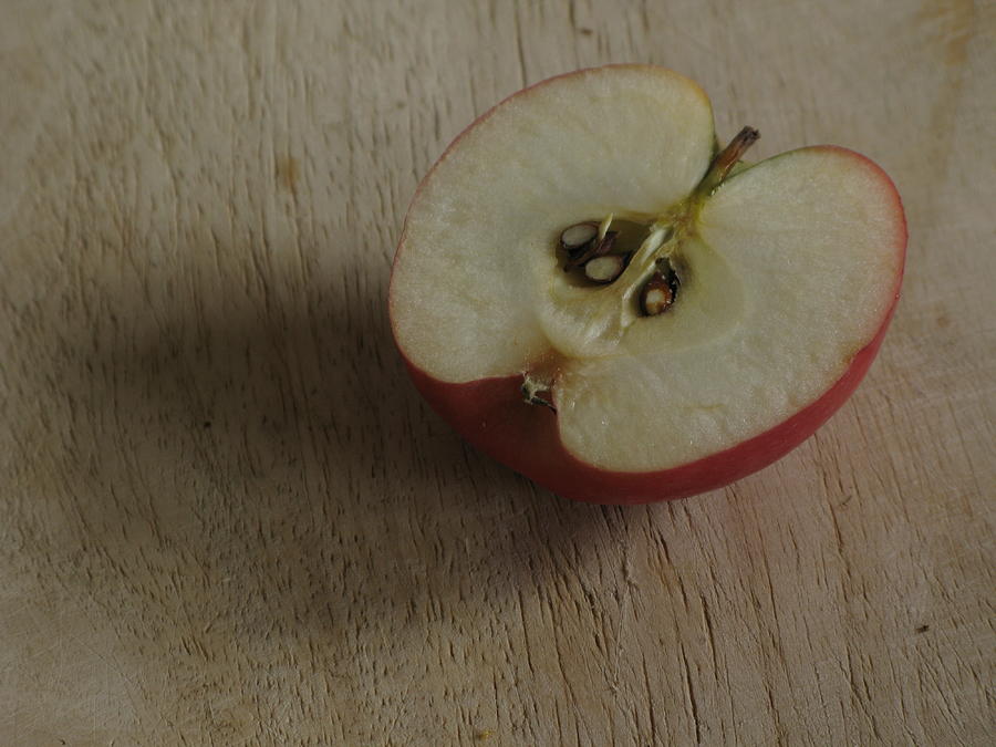 Apple Half #1 Photograph by Robert Bissett