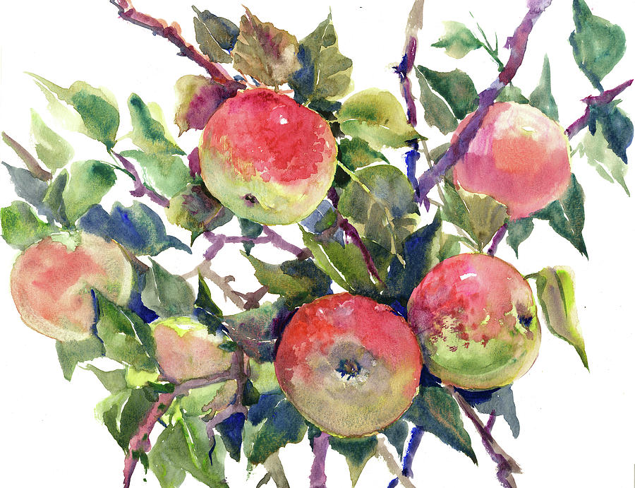 Apple Tree #1 Painting by Suren Nersisyan