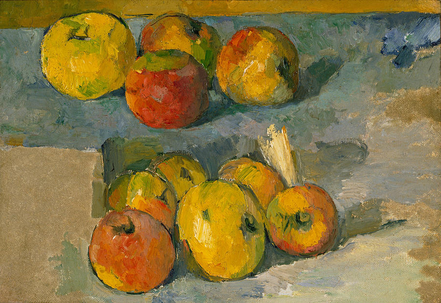 Apples #3 Painting by Paul Cezanne
