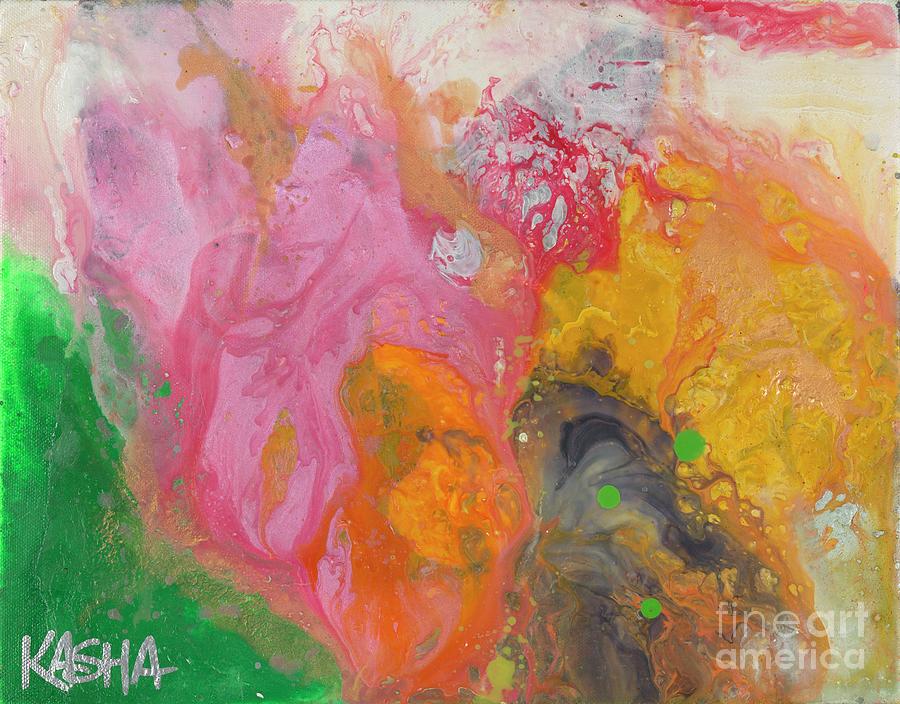 April Showers #2 Painting by Kasha Ritter