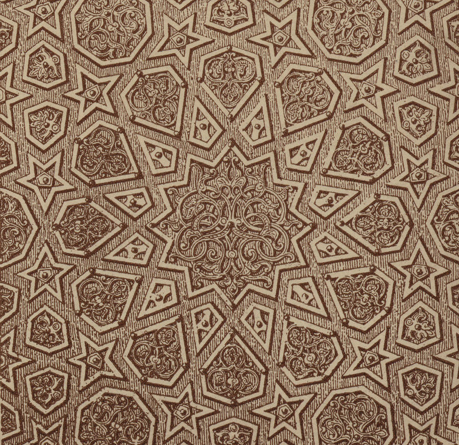 Arabian Textile Pattern Drawing by Arabian School Fine Art America