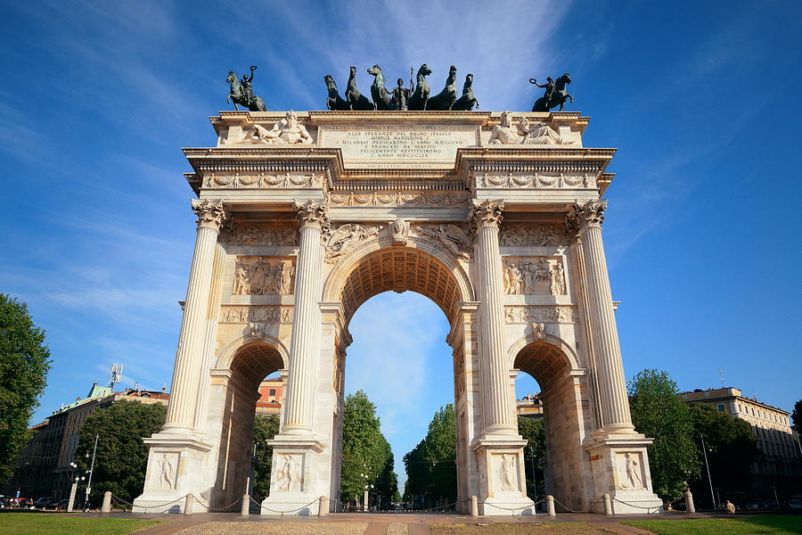 Arch of Peace Milan #1 Photograph by Songquan Deng