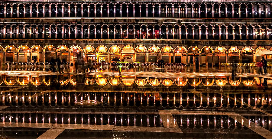 Arches In Venice Photograph