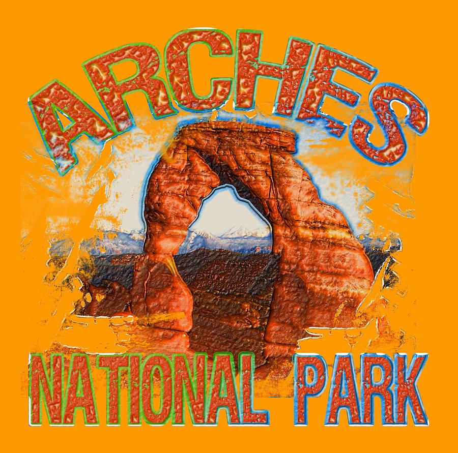 Arches National Park #1 Digital Art by David G Paul
