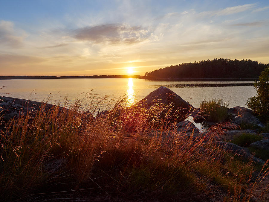 Archipelago sunset #1 Photograph by Jouko Lehto