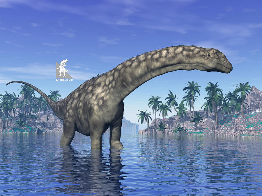 Argentinosaurus dinosaur - 3D render by Elenarts - Elena Duvernay Digital Art Argentinosaurus dinosaur - 3D render by Elenarts - Elena Duvernay Digital Art