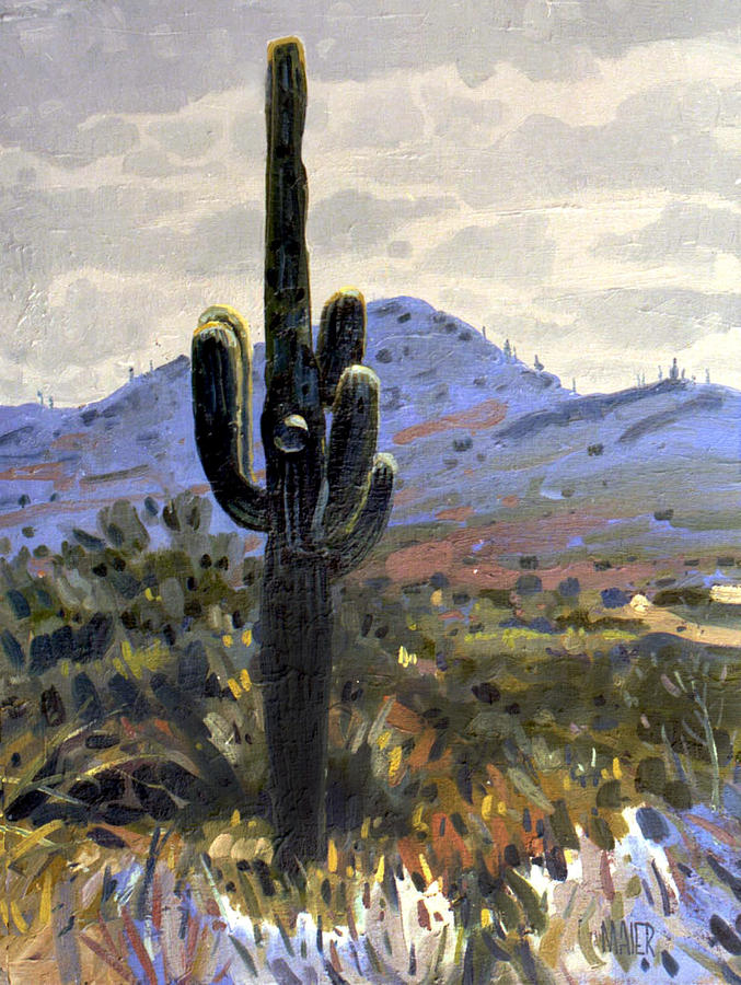 Landscape Painting - Arizona Icon #2 by Donald Maier