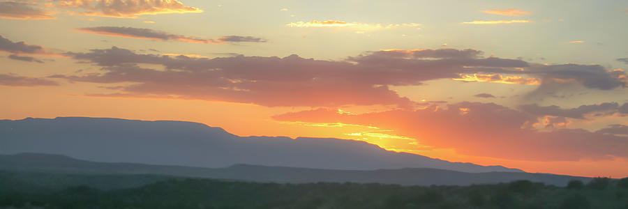 Arizona Sunset #1 Pastel by Darrell Foster