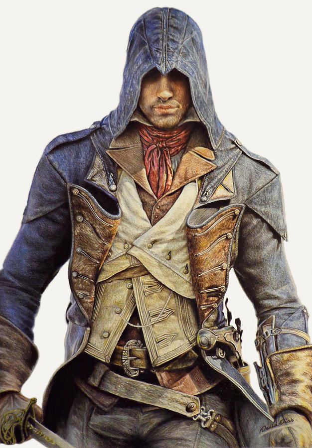 Arno Dorian Assassins Creed Unity Drawing By David Dias 2799