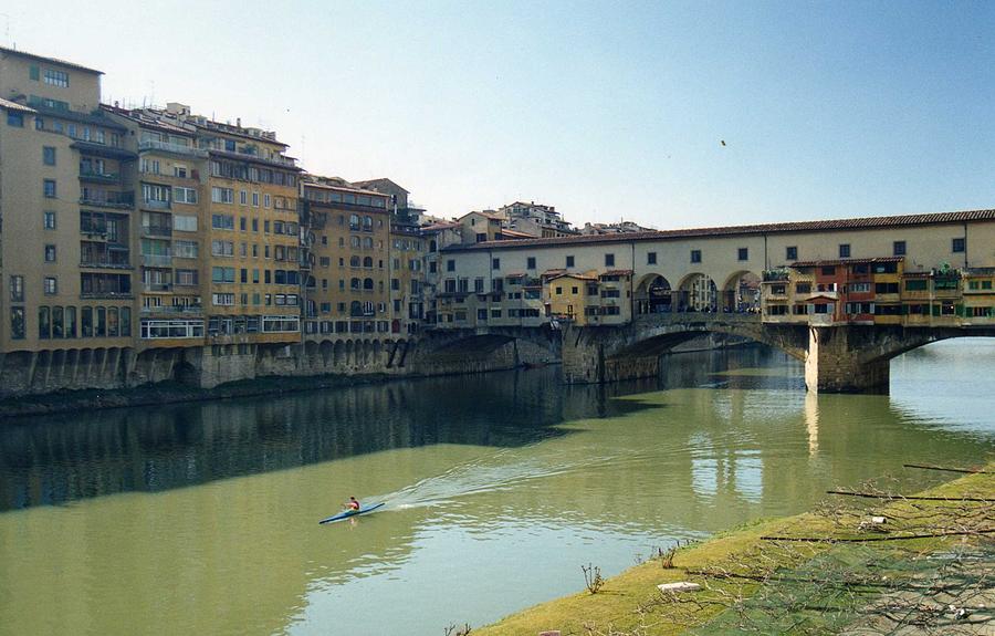Arno River in Florence Italy Photograph by Marna Edwards Flavell