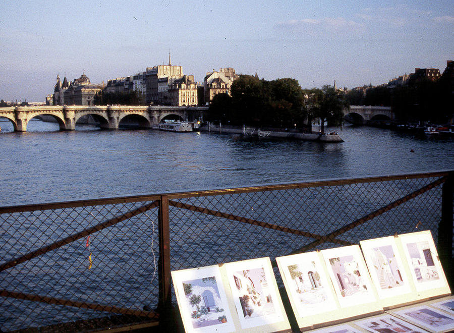 Art on the Pont des Arts #2 Photograph by Rein Nomm
