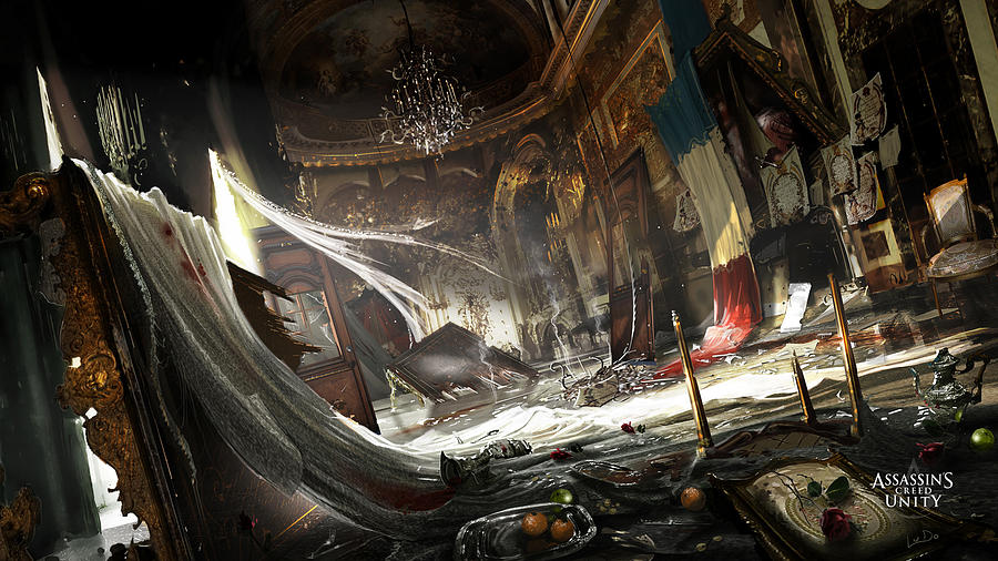 Covering Digital Art - Assassins Creed Unity #1 by Maye Loeser
