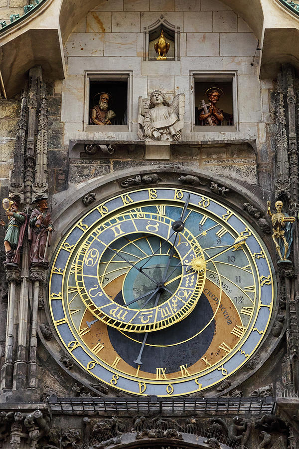 Astronomical Clock. Stare Mesto. Prague spring 2017 #1 Photograph by Jouko Lehto
