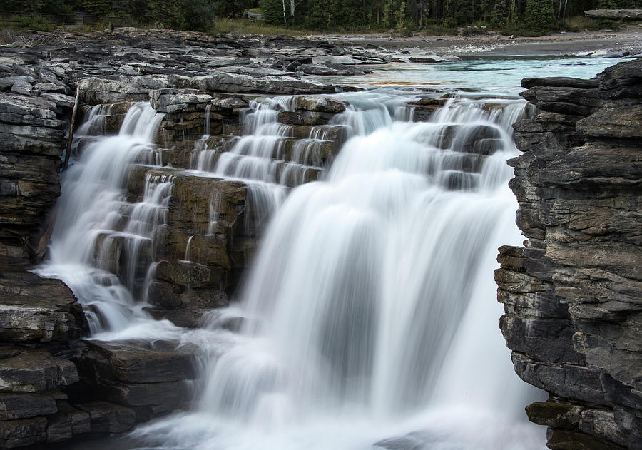 Athabasca Falls 2434 Photograph by Bob Neiman - Fine Art America