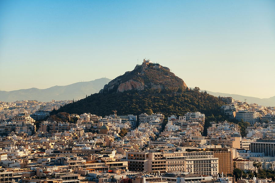 Athens cityscape #1 Photograph by Songquan Deng