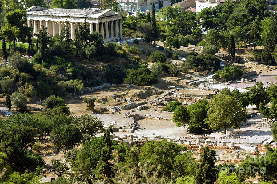 Athens Temple of Hephaestus #2 Photograph by Bob Phillips