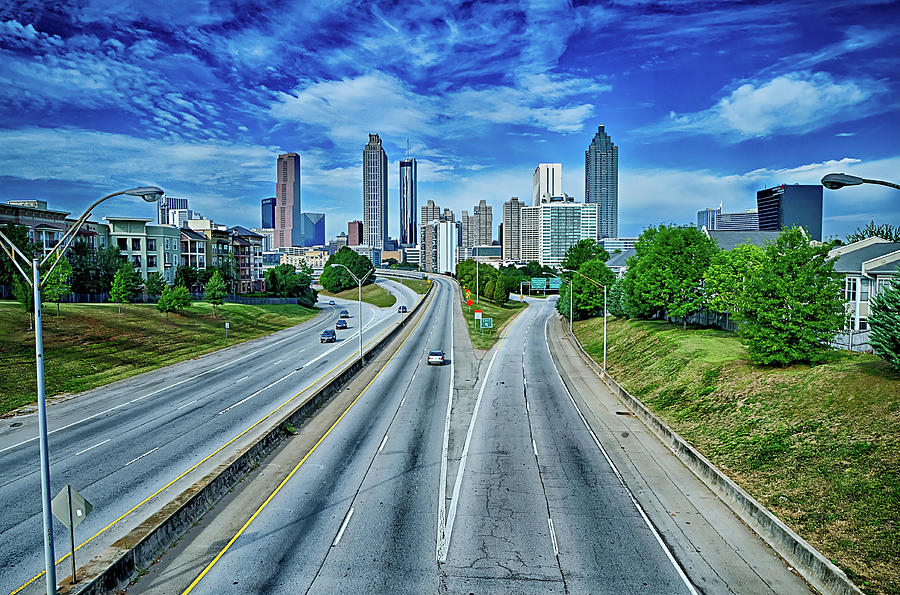 Atlanta Georgia City Downtown Skyline View #1 Photograph by Alex Grichenko