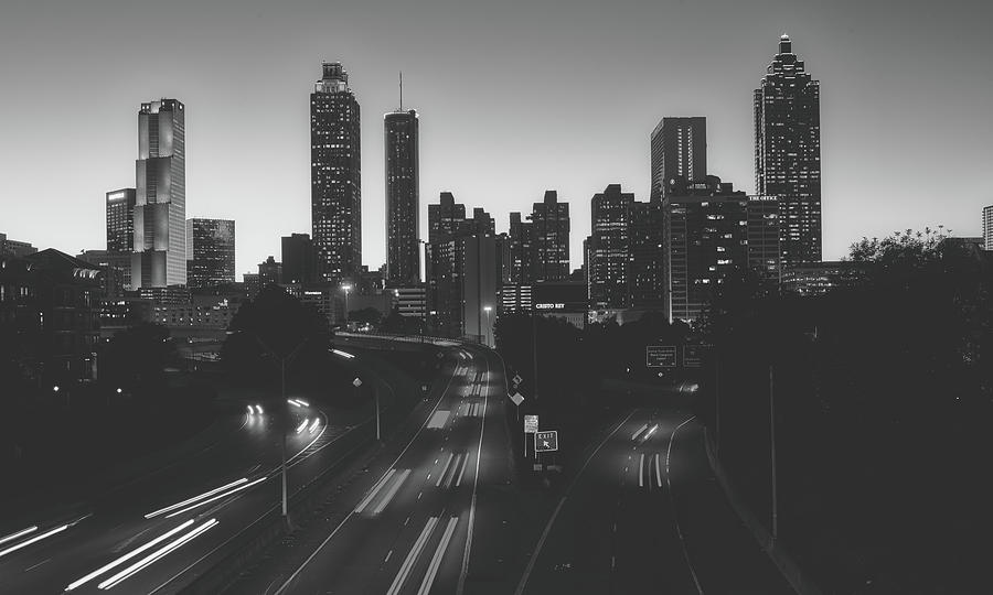 Atlanta Skyline At Dusk #1 Photograph by Mountain Dreams